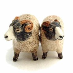 Quail Ceramics Swaledale Sheep Salt &amp; Pepper Shaker Pots alternative