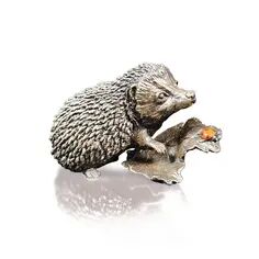Richard Cooper Limited Edition Hedgehog with Ladybird Bronze Sculpture