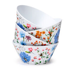 Recycled Set of 4 Picnic Bowls - Nectar Meadows