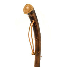 Scorched Chestnut Knob Handle Walking Stick