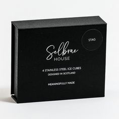 Selbrae House Stag Stainless Whisky Stones (Set of 4) alternative