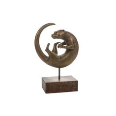 Playing Otter Bronze Resin Sculpture