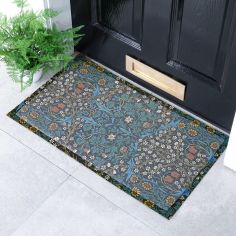William Morris Tulips Recycled PVC Doormat - 70cm x 40cm