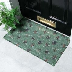 Bee Pattern Recycled PVC Doormat - 70cm x 40cm