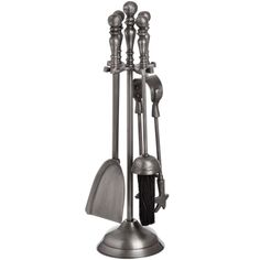 Traditional Fireside Companion Set In Antique Pewter alternative