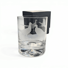 Elegance Pheasant Whisky Tumbler Glass