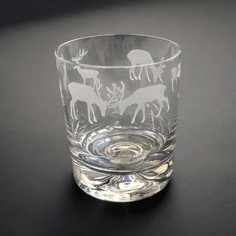 Elegance Stag Whisky Tumbler Glass alternative