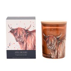 Meg Hawkins 250g Highland Cow Candle - Apple Orchard