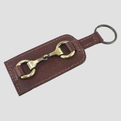 Grays Keyring With Snaffle Brown
