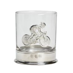 Pair of Cycling Pewter Whisky Glasses alternative