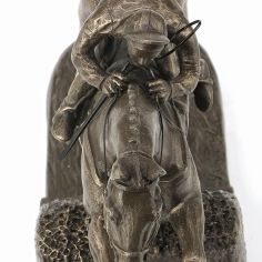 Harriet Glen Steeple Chaser Horse Bronze Sculpture alternative