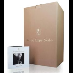 Richard Cooper Patience - Tawny Owl Nickel Sculpture alternative