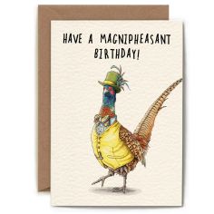 Magnipheasant Birthday Card alternative