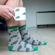 Land Vehicle Fine Bone China Mug &amp; Sock Gift Set alternative