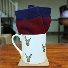 Stag Fine Bone China Mug &amp; Sock Gift Set alternative