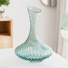 Twist Green Coloured Glass Wine Decanter alternative