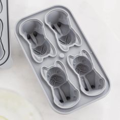 Silicone French Bulldog Dog Ice Cube Tray alternative