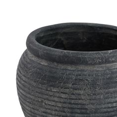 Amalfi Grey Rimmed Plant Pot alternative