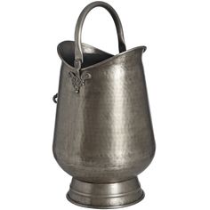 Antique Pewter Coal Bucket alternative