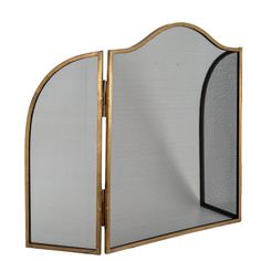 Antiqued Brass Fire Screen alternative