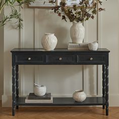 Contour Collection 3 Drawer Console