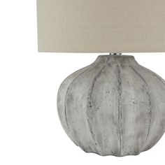Darcy Antique White Flute Lamp alternative