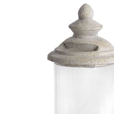 Glass Candle Holder With Classic Hurricane-Inspired Design alternative