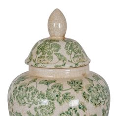 Green Clover Ceramic Ginger Jar alternative