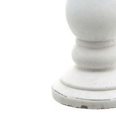 Large Matt White Ceramic Candle Holder alternative