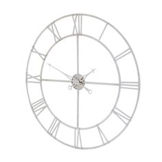 Large Silver Foil Skeleton Wall Clock alternative