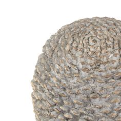 Large Stone Effect Pinecone Ornament With Gold Accents alternative