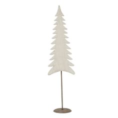 Large Whitewashed Tall Tree On Stand