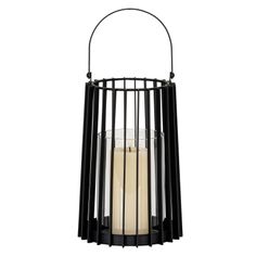 Lynk Medium Lantern With Handle And Glass Candle Holder alternative