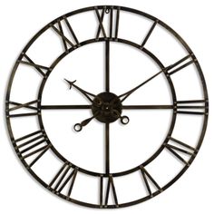 Small Antique Brass Skeleton Clock