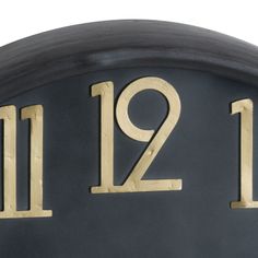 Soho Brass And Black Large Clock alternative