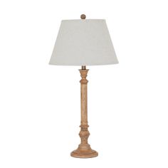 Solenne Table Lamp With Edged Linen Shade alternative