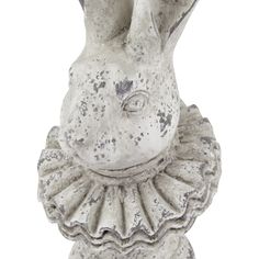 Stone Effect Ruffle Hare Ornament alternative