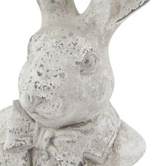 Stone Effect Tuxedo Hare Ornament alternative