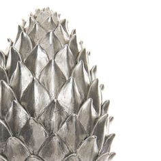 Tall Silver Pinecone Finial alternative