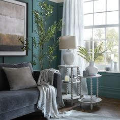 The Camden Collection Tall Round Side Table alternative