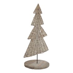 The Noel Collection Large Wicker Tree Ornament alternative