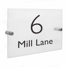 Personalised Modern Acrylic House Sign alternative