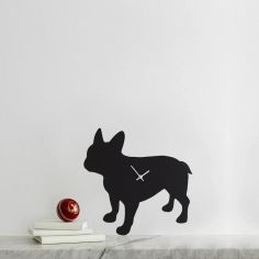 French Bulldog Wagging Tail Wall Clock