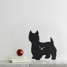 West Highland Terrier Wagging Tail Wall Clock