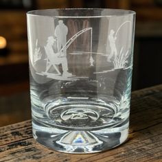 Elegance Fishing Whisky Glass Tumbler