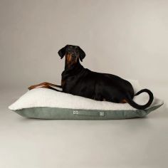 Scruffs Eden 100% Recycled Pillow Dog Bed - Sage Green