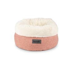 Scruffs Seattle Sanctuary Deep Round Cat Bed - Coral Pink alternative