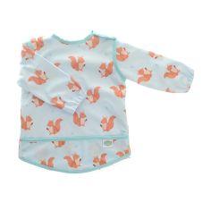 Squirrels Coverall Feeding Baby Bib alternative