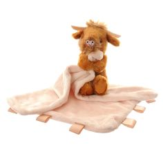 Highland Cow Plush Comforter Baby Blanket