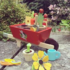 Tender Leaf Garden Wheelbarrow Play Set alternative